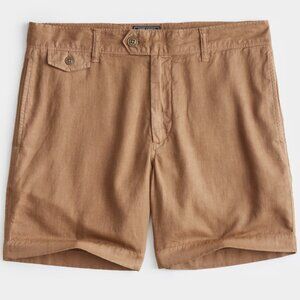 Todd Snyder 7" Cotton-Linen Hudson Short COPPER $148